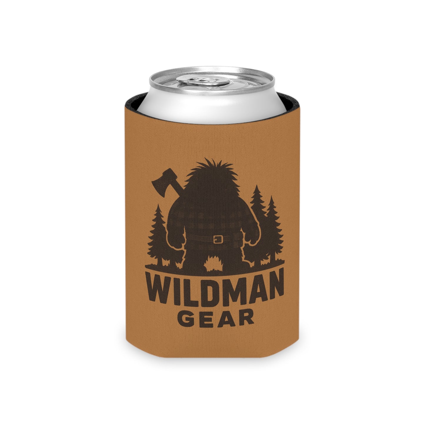 Wildman Gear Can Cooler - Rustic Lumberjack Yeti Koozie