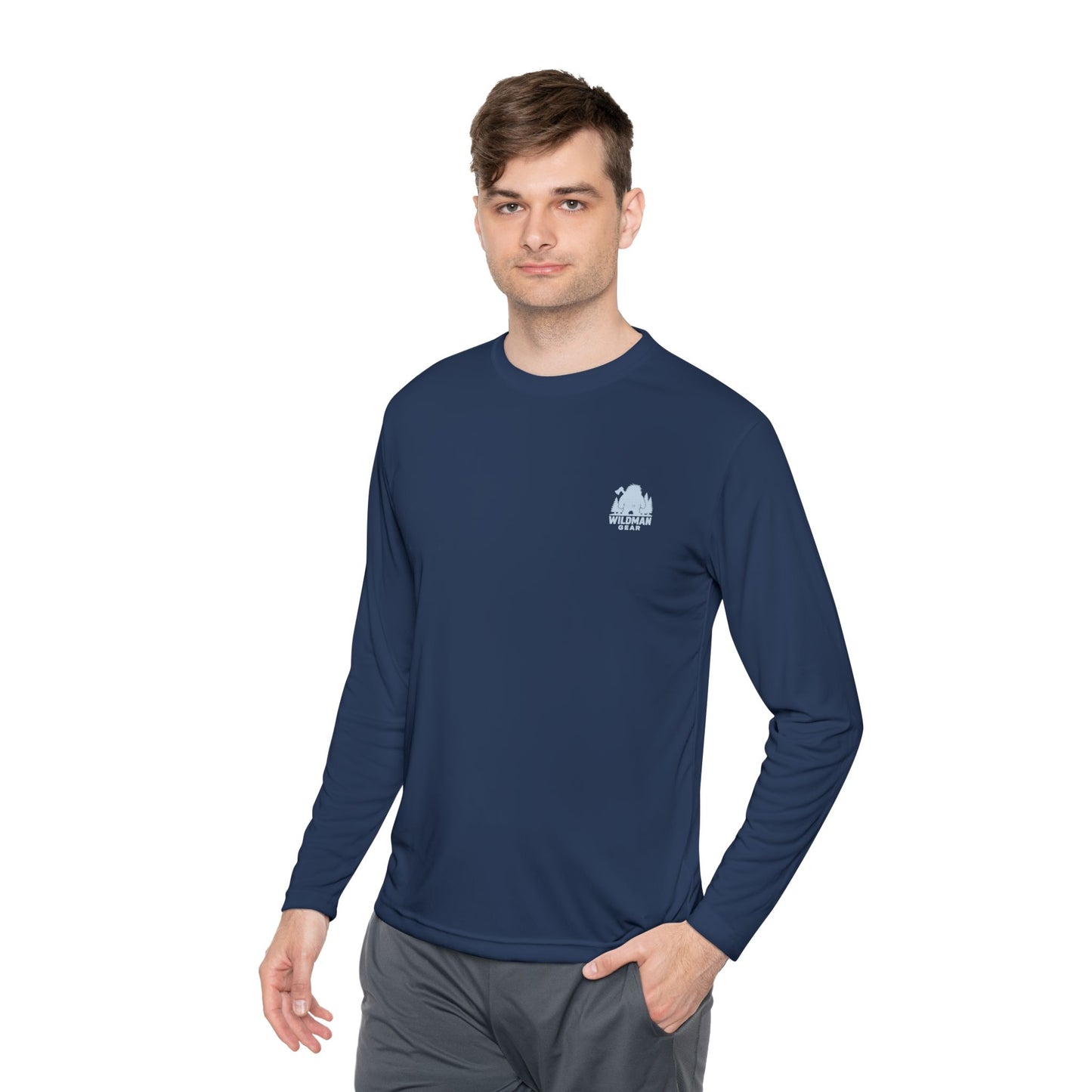 Minimal Wave Logo Long Sleeve Tee — Coastal Surf Vibe