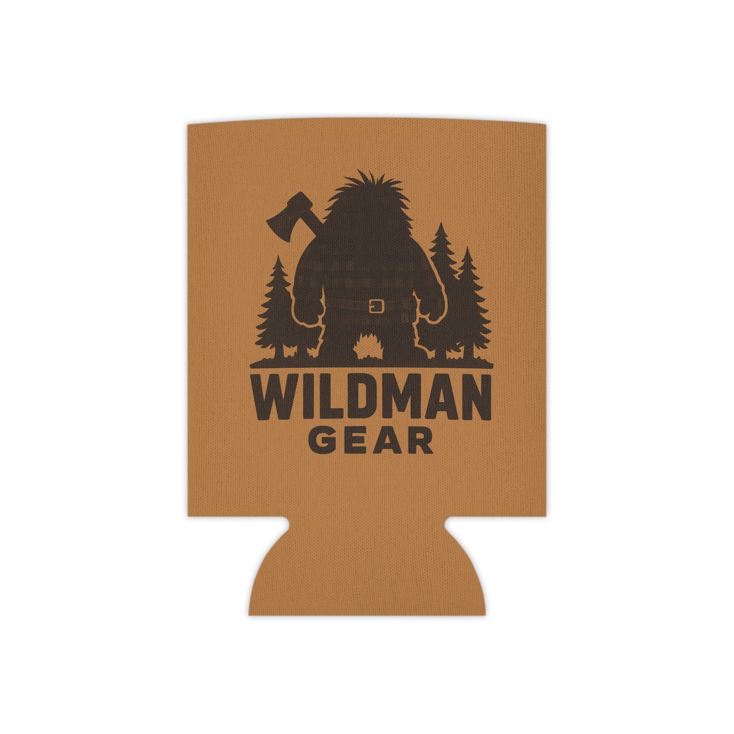 Wildman Gear Can Cooler - Rustic Lumberjack Yeti Koozie