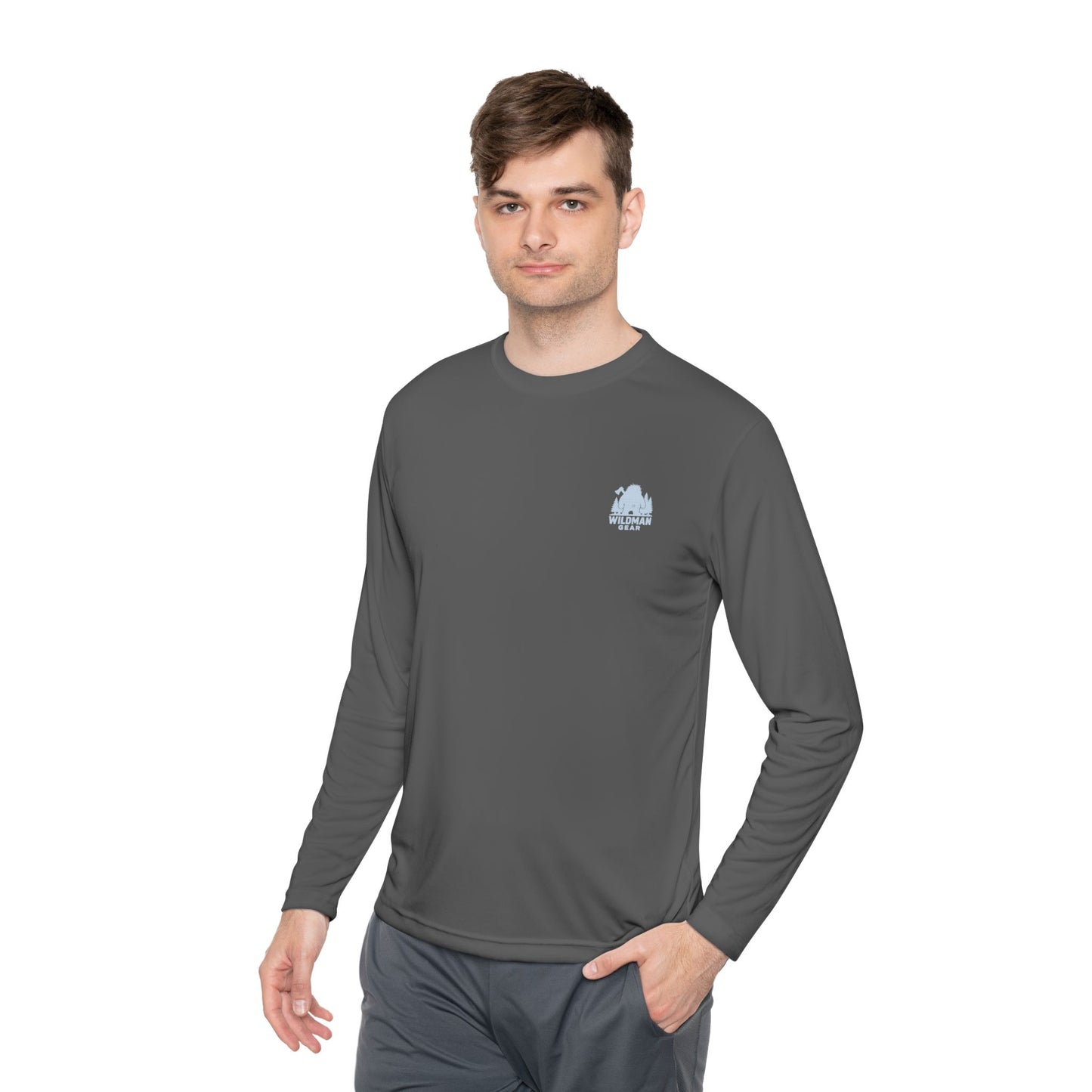 Minimal Wave Logo Long Sleeve Tee — Coastal Surf Vibe