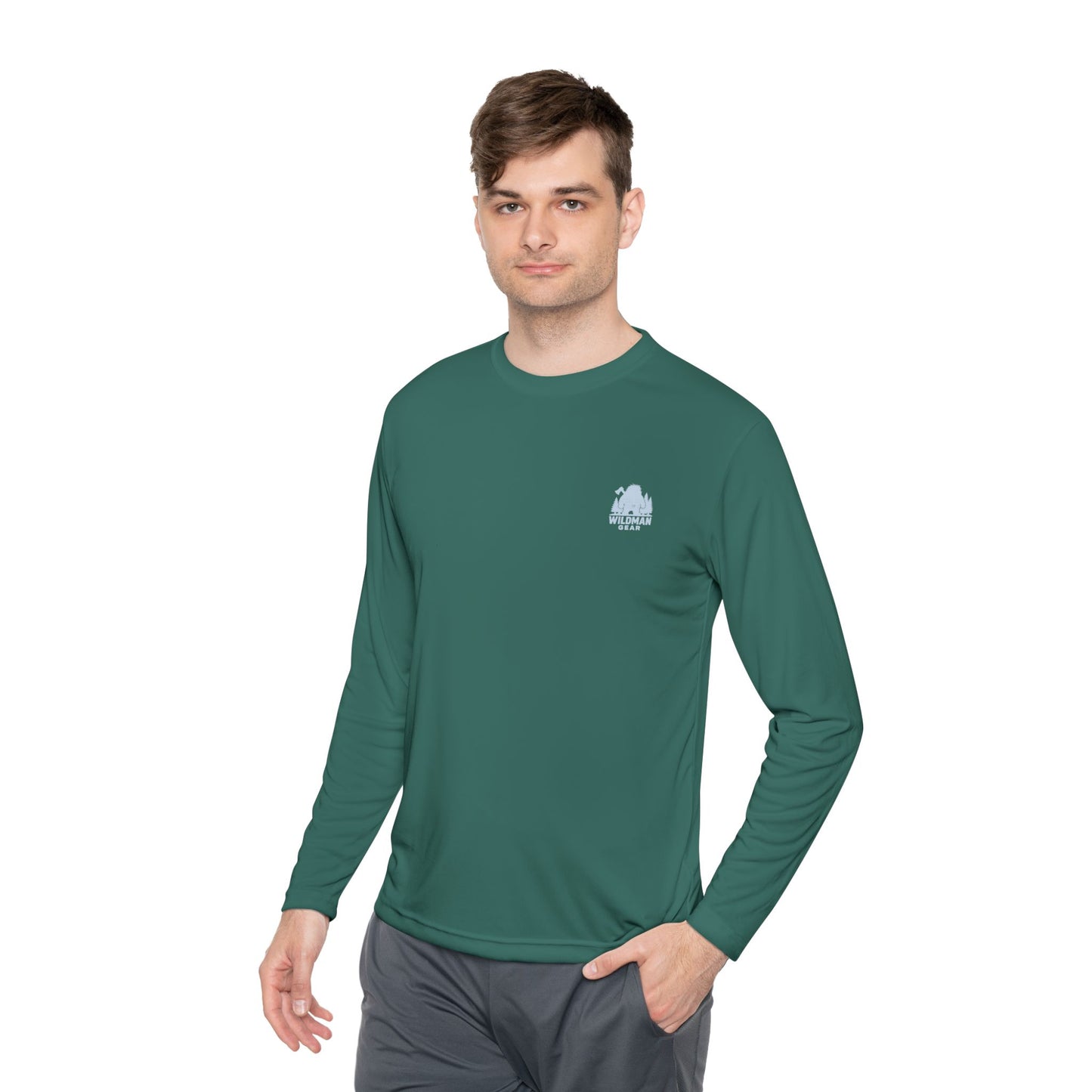 Minimal Wave Logo Long Sleeve Tee — Coastal Surf Vibe