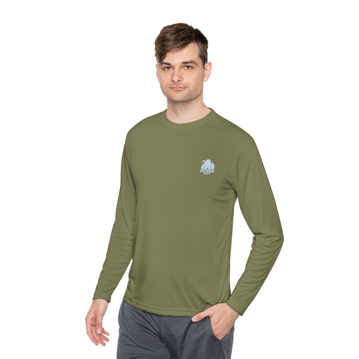 Minimal Wave Logo Long Sleeve Tee — Coastal Surf Vibe