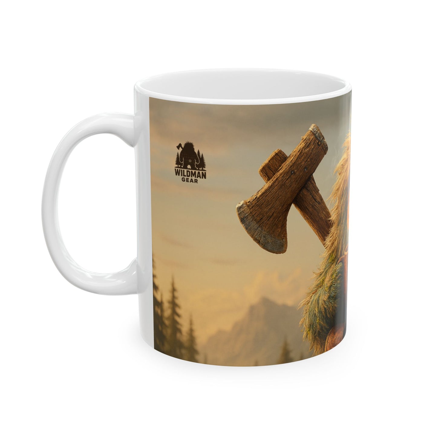 Cozy Forest Creature Ceramic Mug – Whimsical Woodland Coffee Cup (11oz/15oz)
