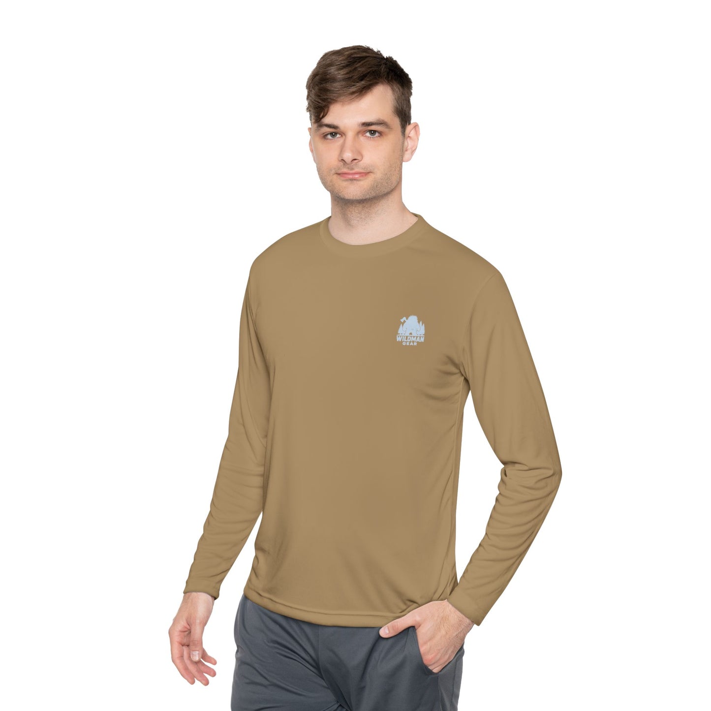 Minimal Wave Logo Long Sleeve Tee — Coastal Surf Vibe