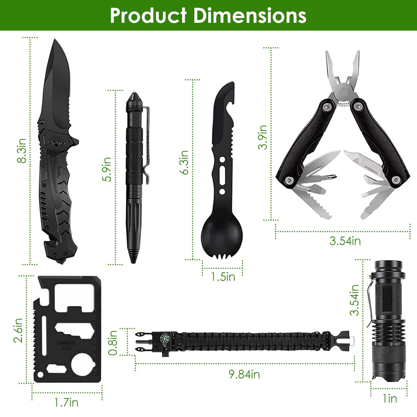 Bob’s 47 Piece Emergency Survival Kit