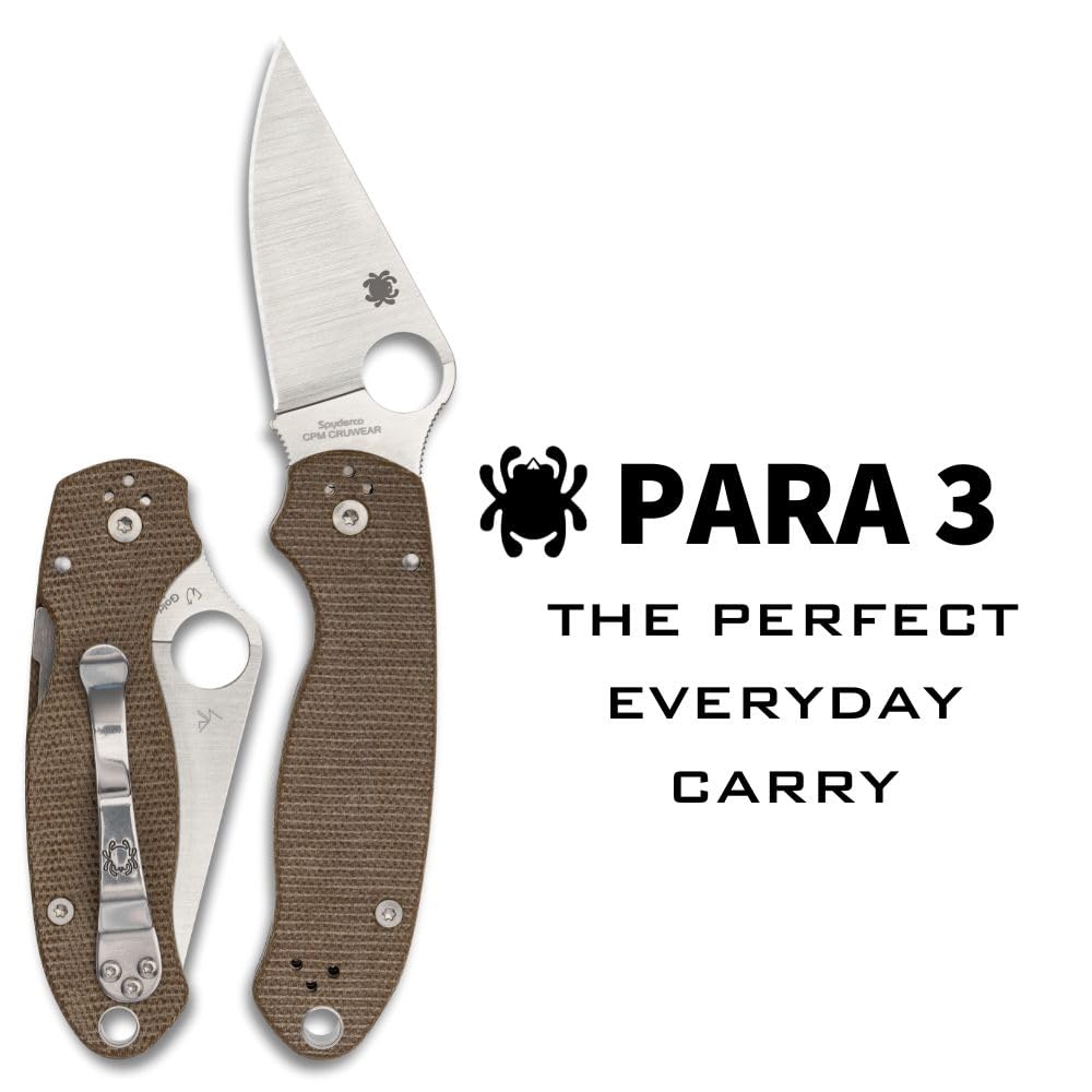 Spyderco Para 3 Folding Pocket Knife