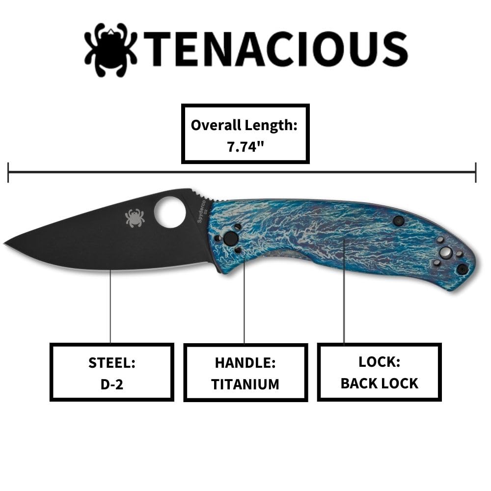 Spyderco Tenacious Disarray Folding Pocket Knife