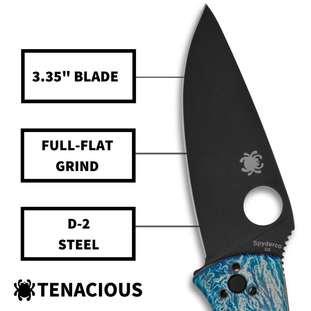 Spyderco Tenacious Disarray Folding Pocket Knife