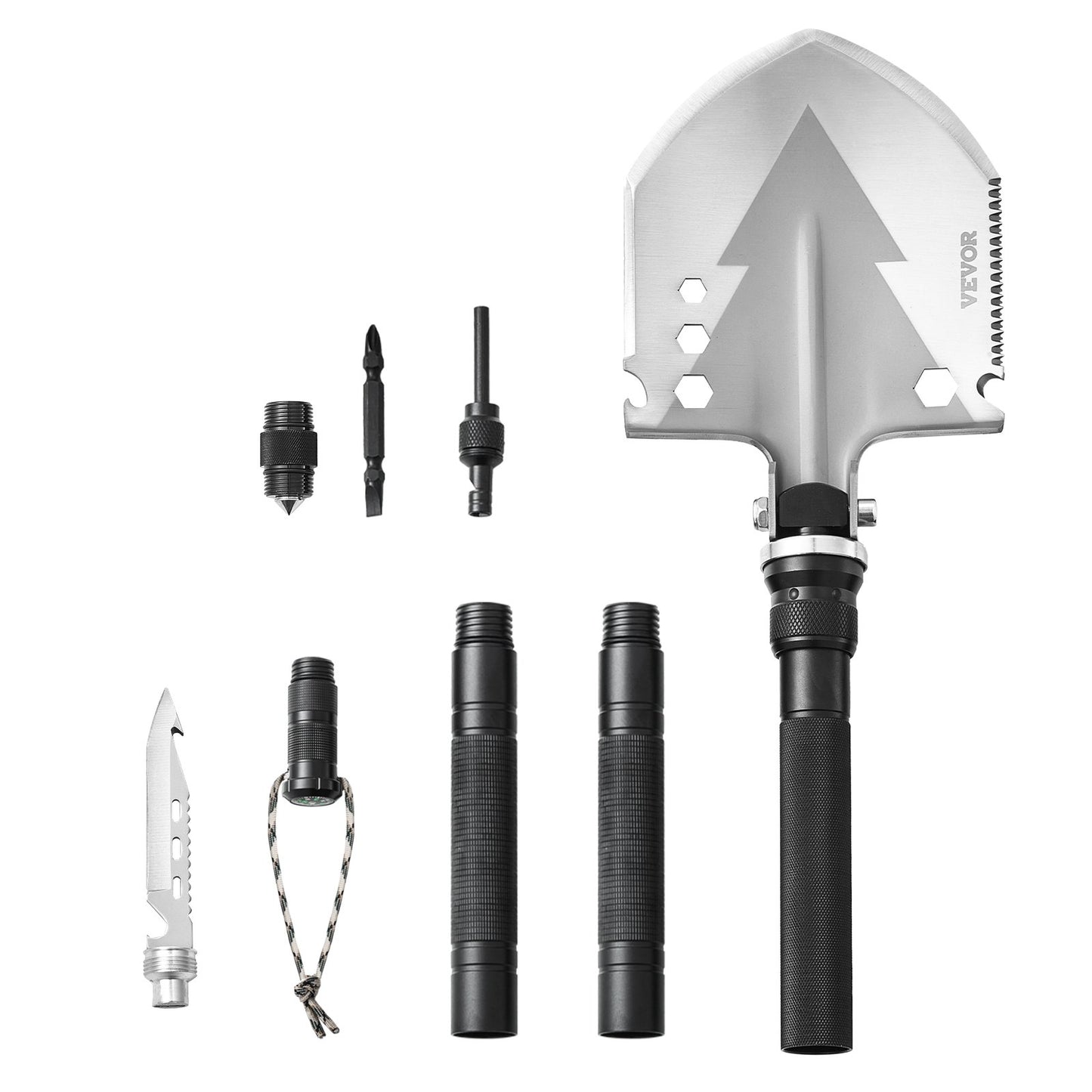11 In 1 Military Grade Camping Shovel