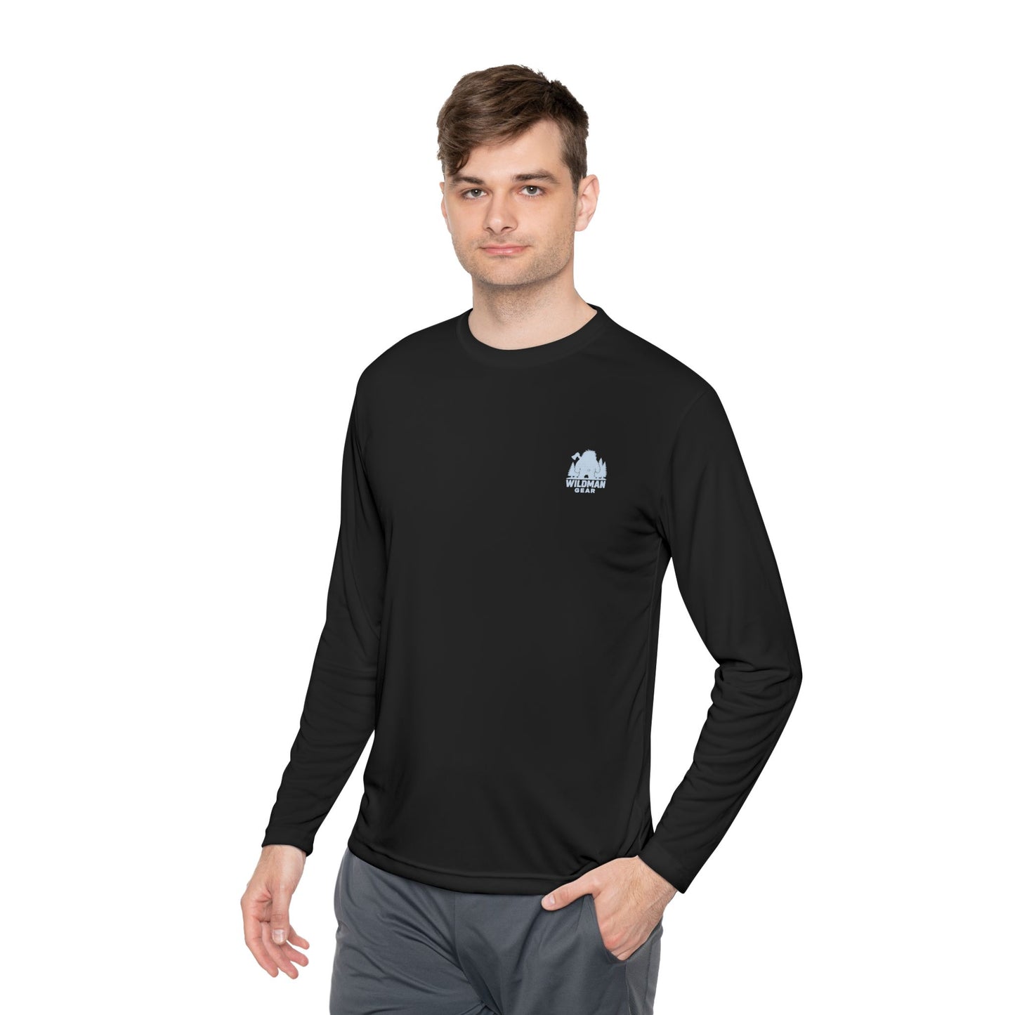 Minimal Wave Logo Long Sleeve Tee — Coastal Surf Vibe