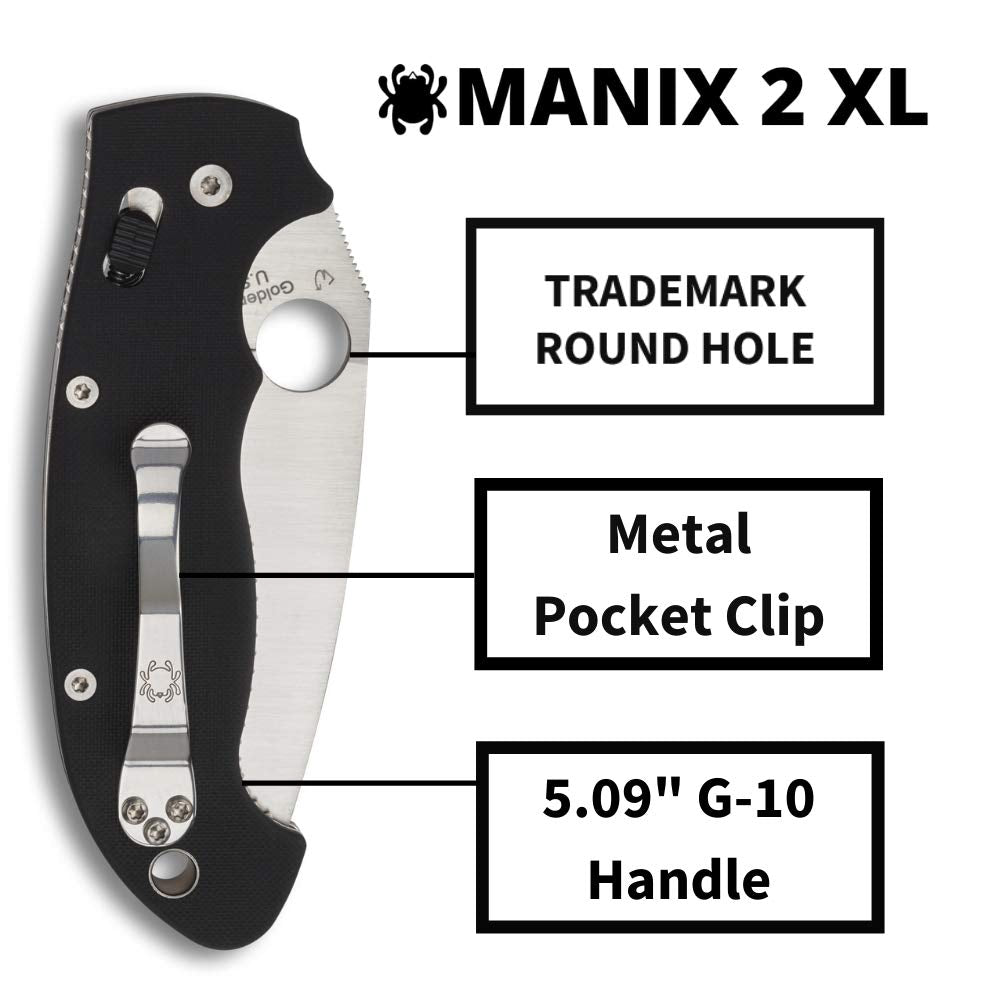 Spyderco Manix 2 XL Folding Pocket Knife