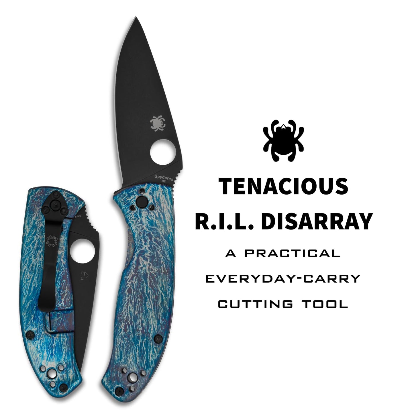 Spyderco Tenacious Disarray Folding Pocket Knife