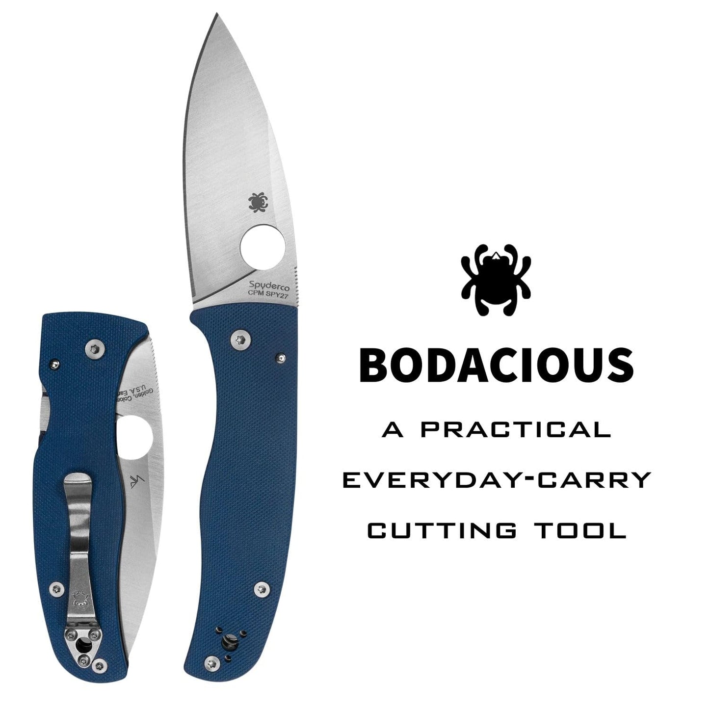Spyderco Bodacious Folding Pocket Knife