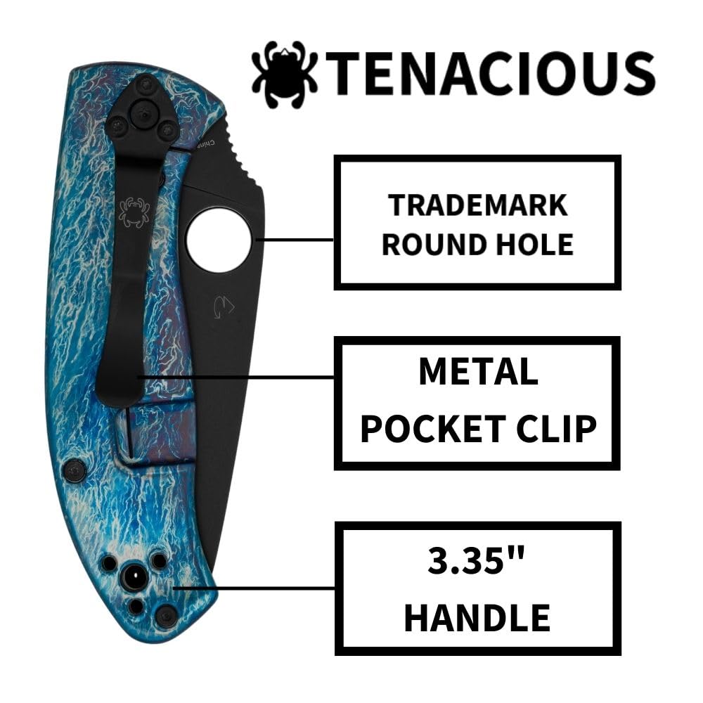 Spyderco Tenacious Disarray Folding Pocket Knife