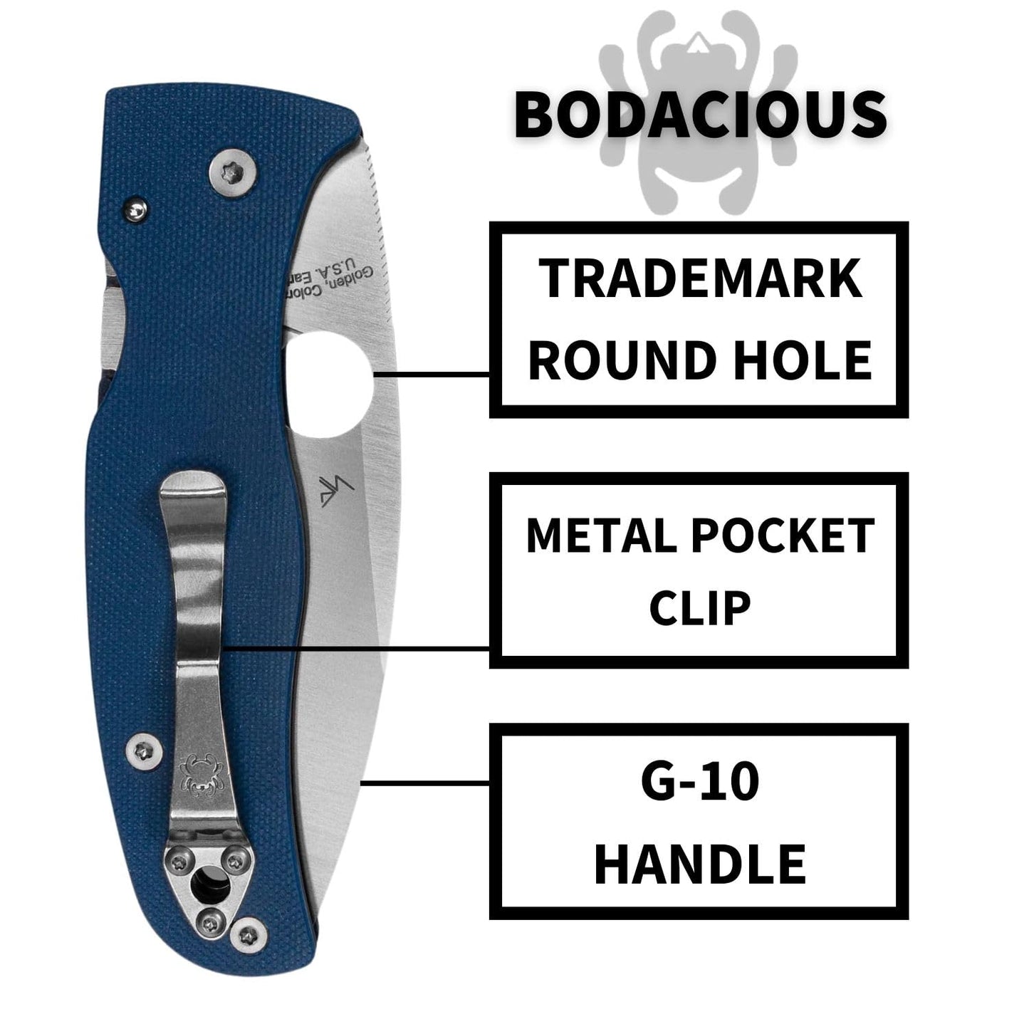 Spyderco Bodacious Folding Pocket Knife