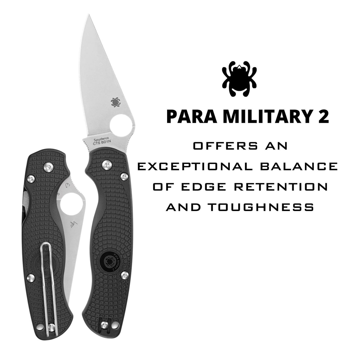 Spyderco Para Military 2 Lightweight Folding Knife