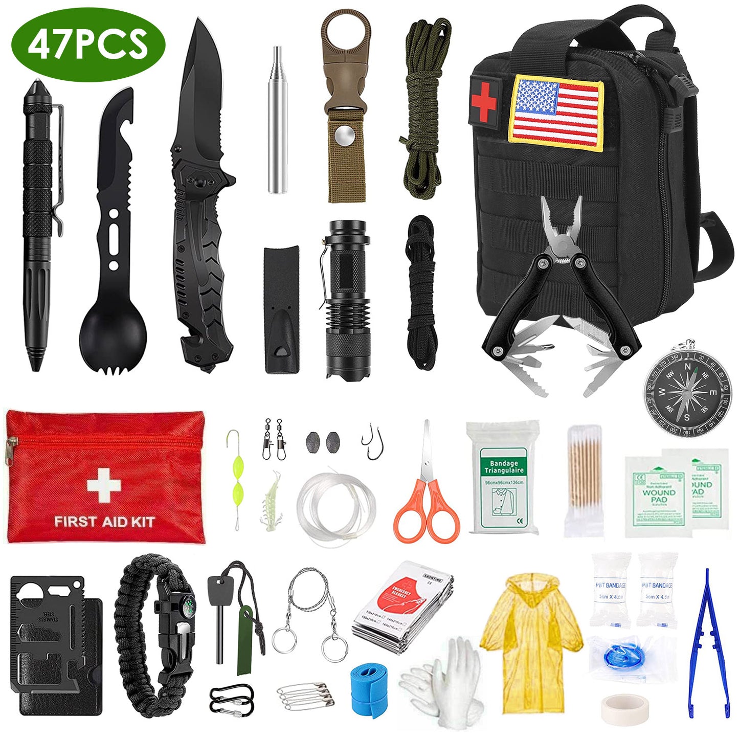 Bob’s 47 Piece Emergency Survival Kit