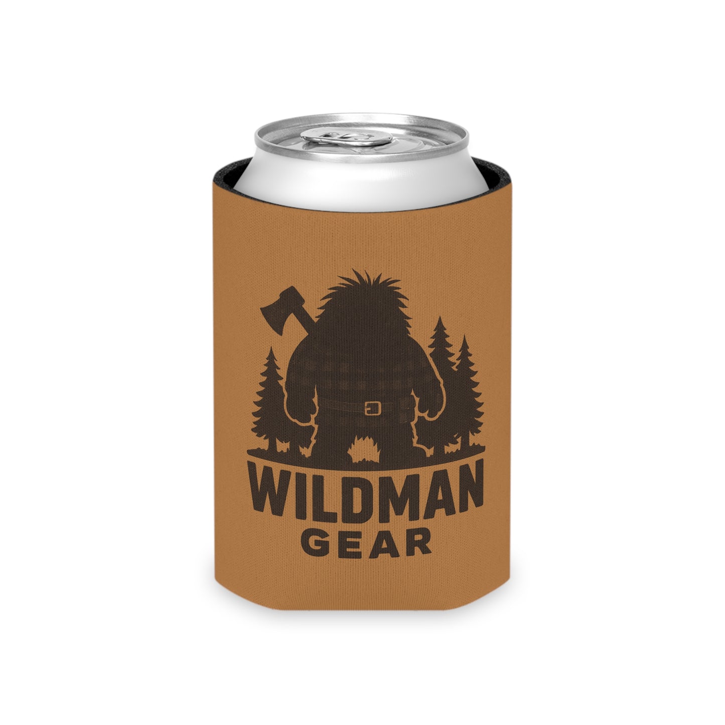 Wildman Gear Can Cooler - Rustic Lumberjack Yeti Koozie