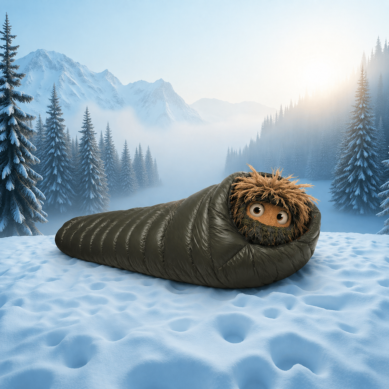 Cold Temperature Winter Sleeping Bag