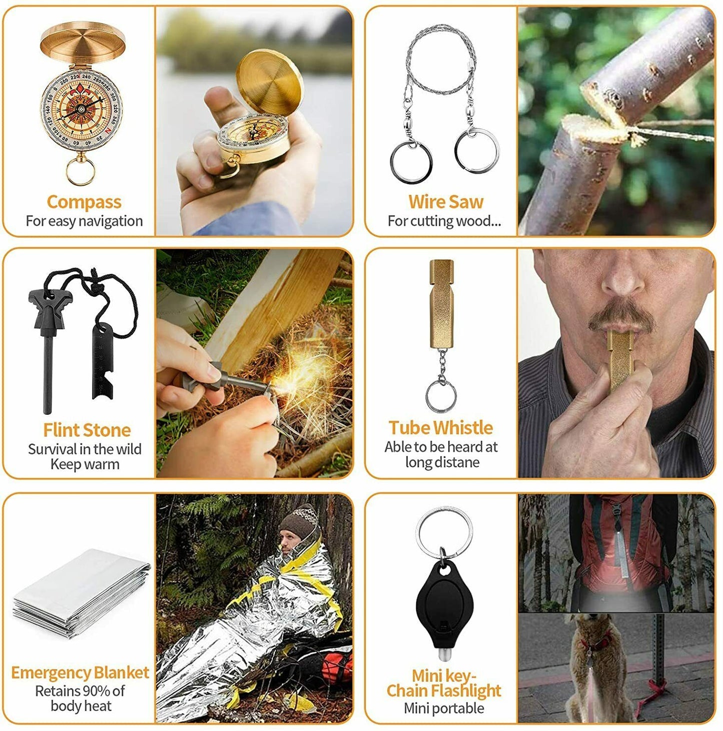 14-In-1 Wildman Survival Kit